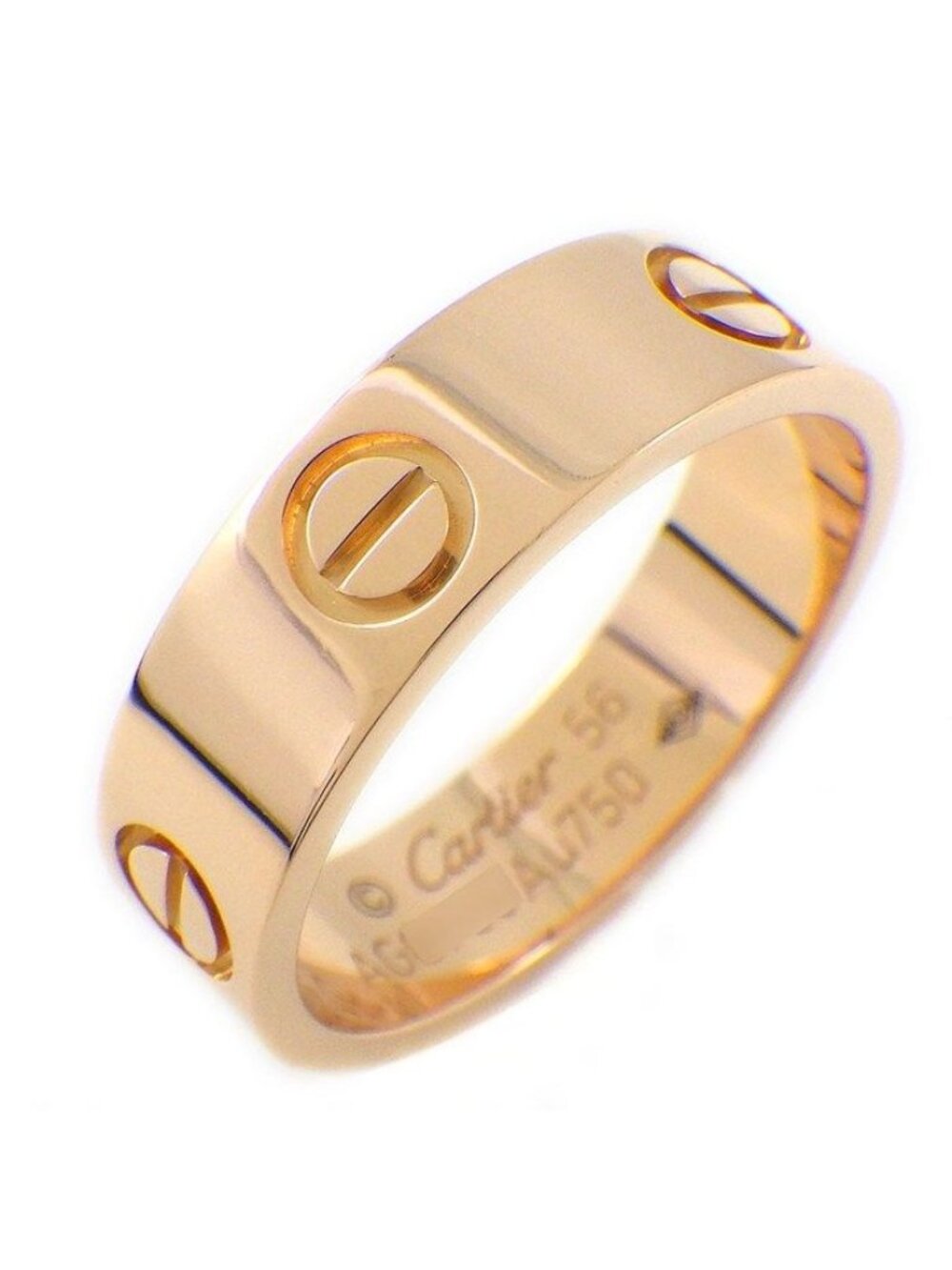 Cartier Ring Love Classic Model MM 18k Pink Gold